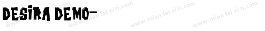 Desira DEMO字体转换